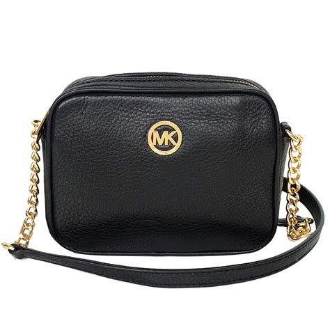 crossbody black michael kors purse|michael kors black small purse.